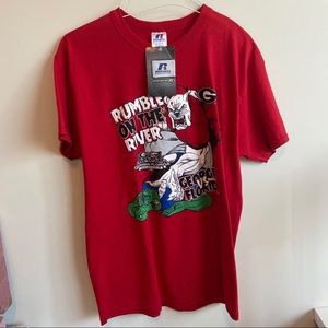 NWT GA vs FL Football Red UGA T-Shirt